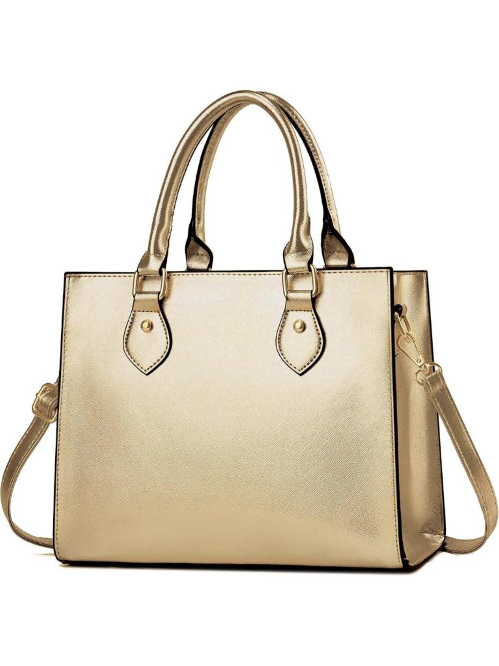 Stylish PU Leather Crossbody Tote Handbag for Women | Versatile Satchel
